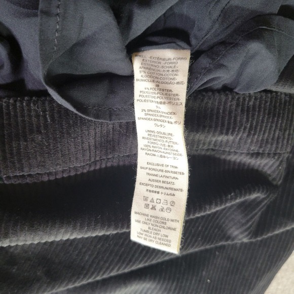 NWT Free People Canyonlands Jumper Womens 10 Black Corduroy Mini Pocket Casual - Picture 3 of 11